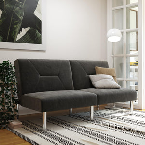 DHP Mara Futon Sofa Bed - Gray