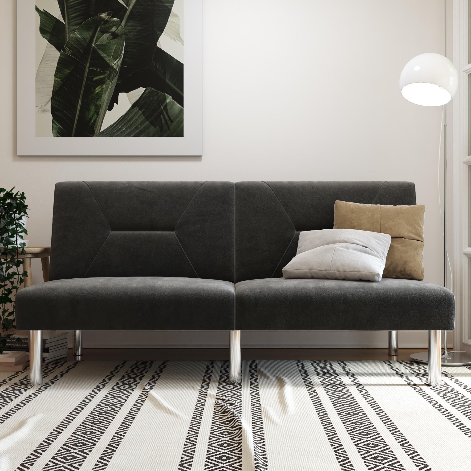 DHP Mara Futon Sofa Bed - Gray