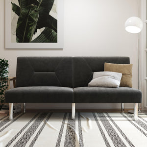 DHP Mara Futon Sofa Bed - Gray