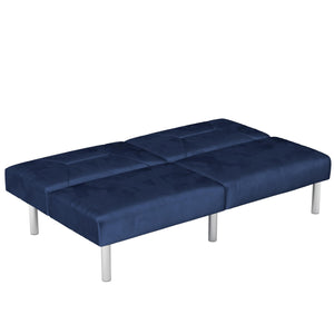 DHP Mara Futon Sofa Bed - Blue
