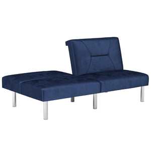 DHP Mara Futon Sofa Bed - Blue
