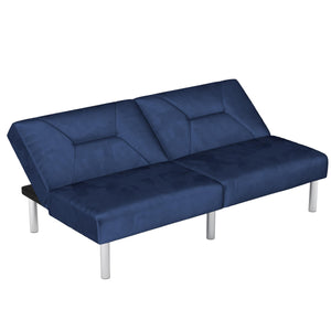 DHP Mara Futon Sofa Bed - Blue