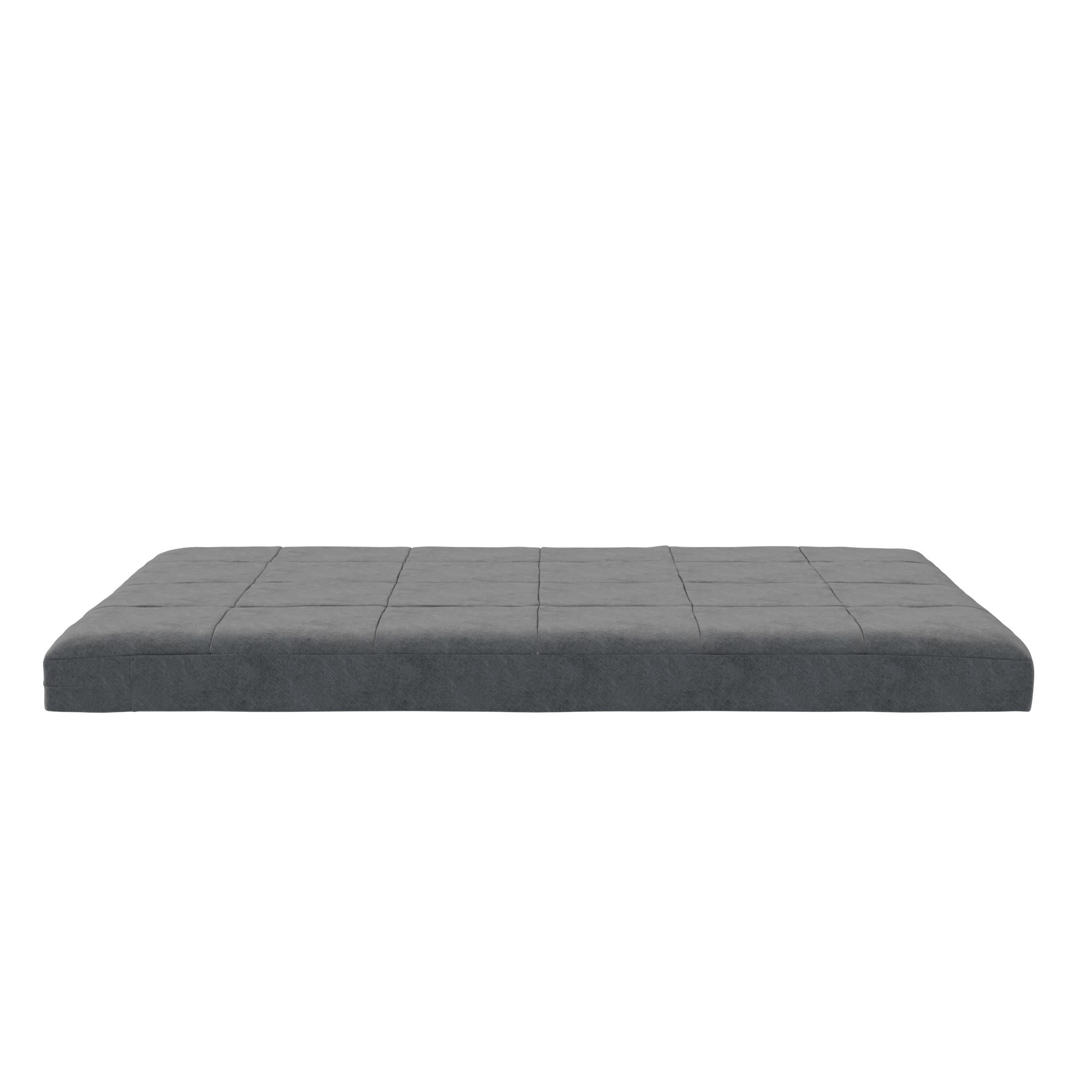 DHP Lexi 6" Quilted Polyester Futon Mattress - Gray - Full