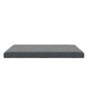 DHP Lexi 6" Quilted Polyester Futon Mattress - Gray - Full
