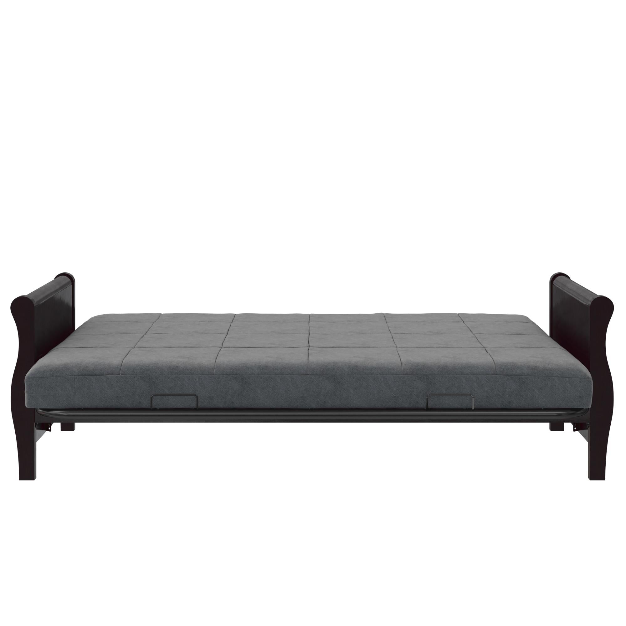 DHP Lexi 6" Quilted Polyester Futon Mattress - Gray - Full