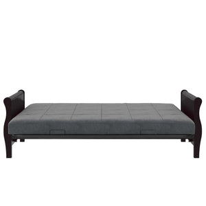 DHP Lexi 6" Quilted Polyester Futon Mattress - Gray - Full