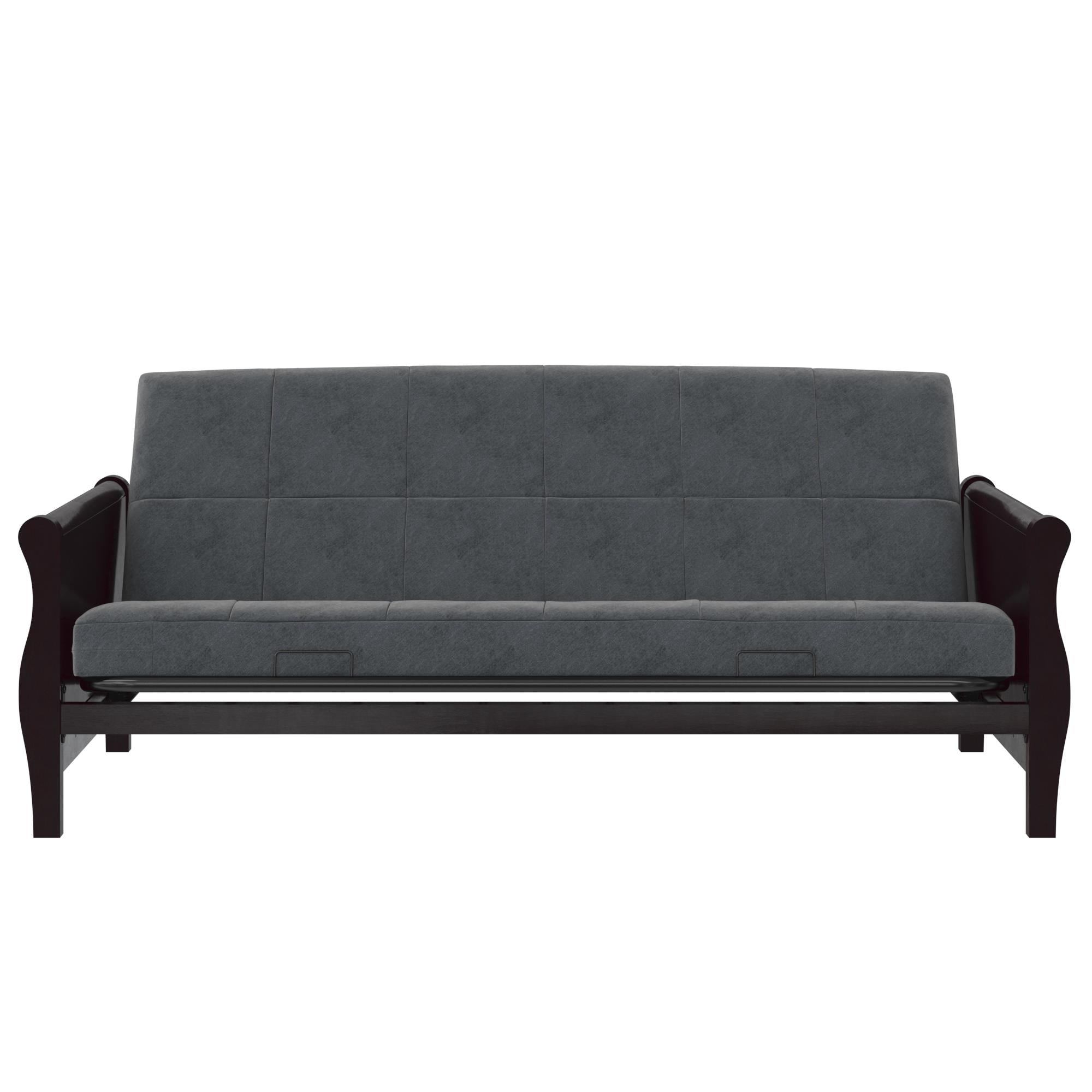 DHP Lexi 6" Quilted Polyester Futon Mattress - Gray - Full