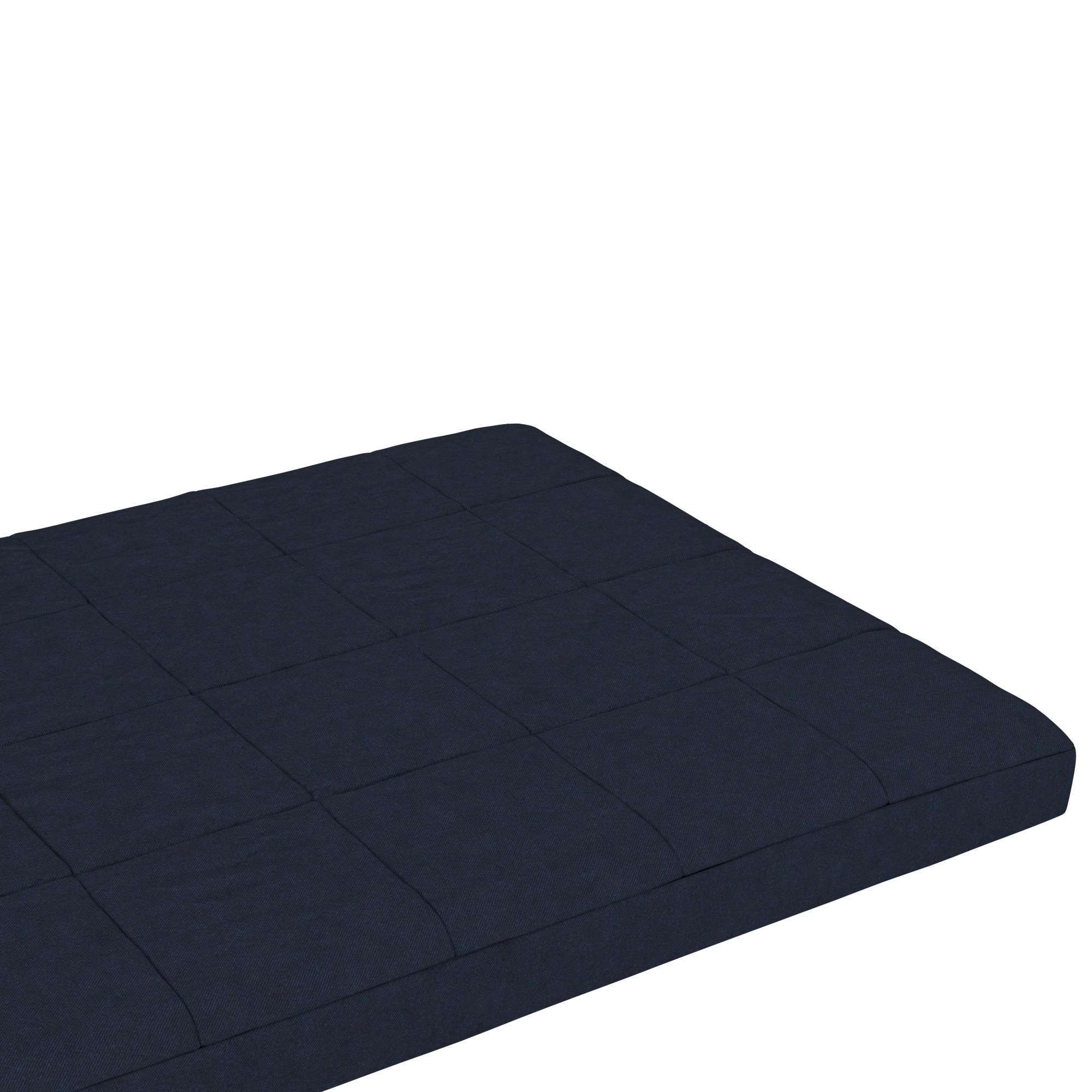 DHP Lexi 6" Quilted Polyester Futon Mattress - Blue - Full