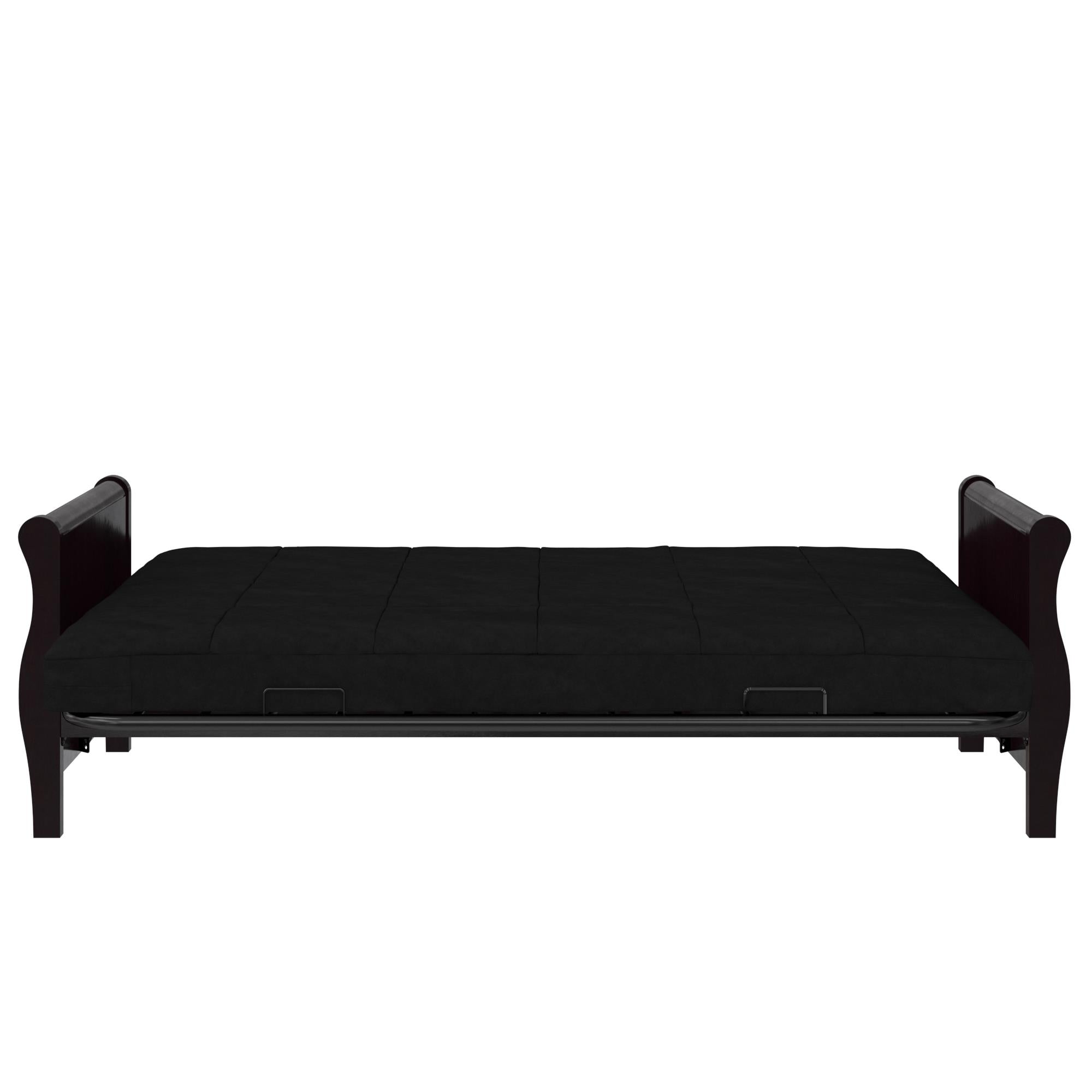 DHP Lexi 6" Quilted Polyester Futon Mattress - Black - Full