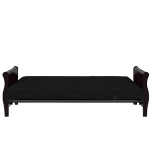 DHP Lexi 6" Quilted Polyester Futon Mattress - Black - Full