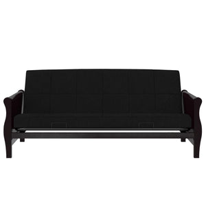 DHP Lexi 6" Quilted Polyester Futon Mattress - Black - Full