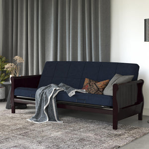 DHP Willow 6" Polyester Futon Mattress - Blue - Full
