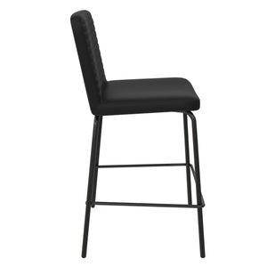 DHP Wynn 24" Counter Height Bar Stool - Black