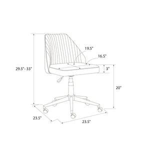Novogratz Brittany Office Chair - Gray