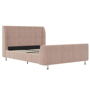 Max & Finn Valentina Upholstered Bed - Pink - Full