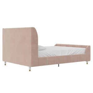 Max & Finn Valentina Upholstered Bed - Pink - Full