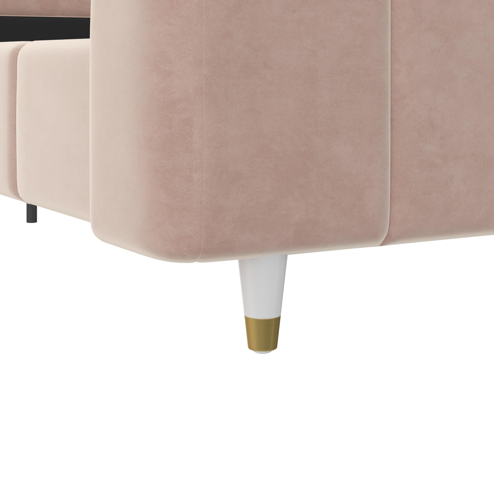 Max & Finn Valentina Upholstered Bed - Pink - Full