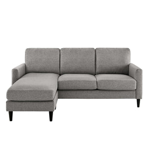 DHP Kaci Sectional Sofa - Gray