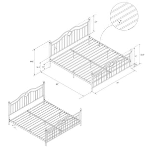 DHP Tokyo Metal Bed Frame - Bronze - King