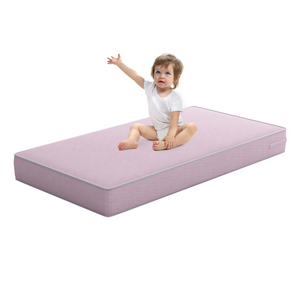 Safety 1st Heavenly Dreams Baby Crib and Toddler Bed Mattress, Pink - Light Pink - Crib & Toddler Mattress