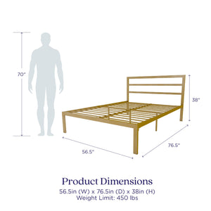 Signature Sleep Premium Modern Platform Bed - Gold - Full