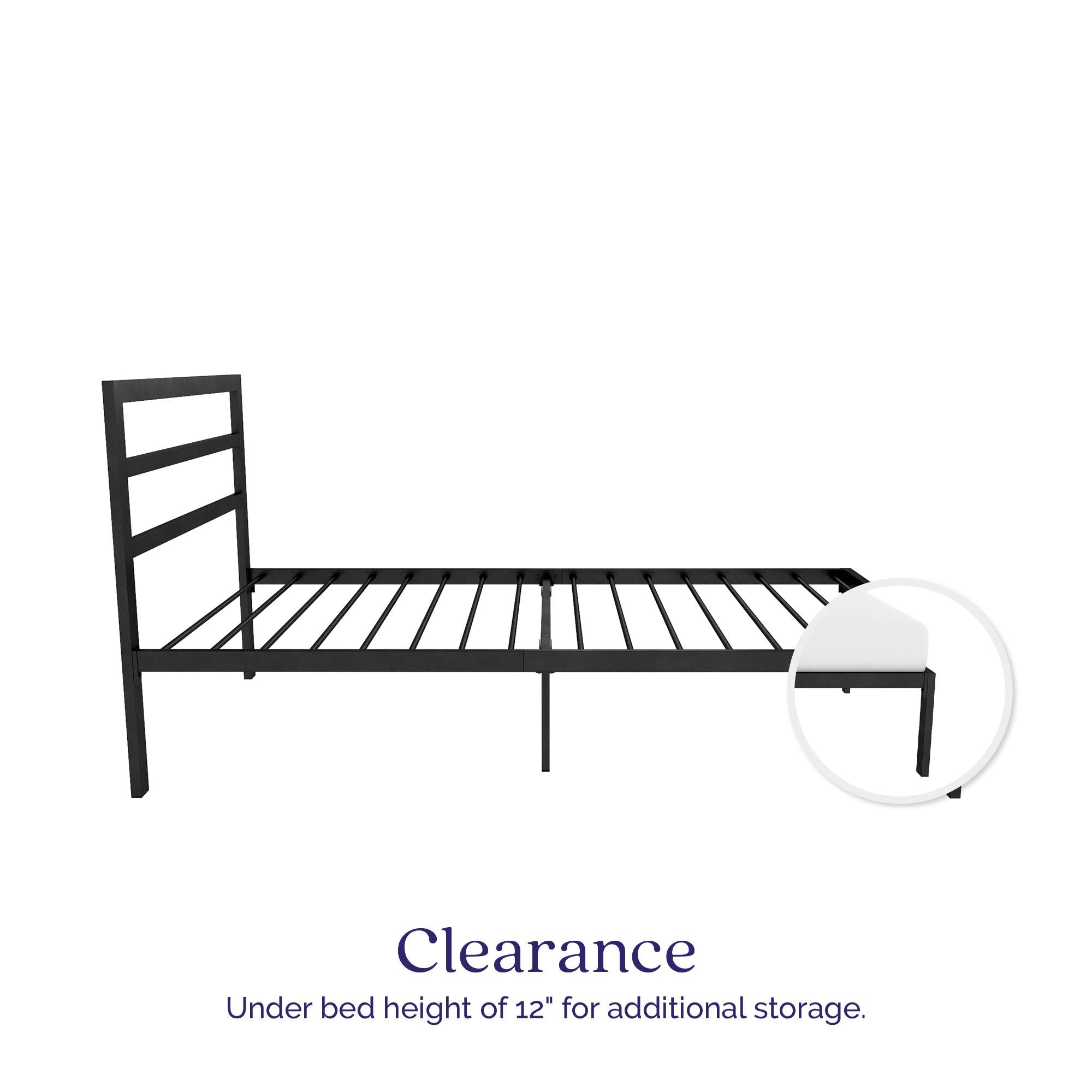 Signature Sleep Premium Modern Platform Bed - Black - Twin