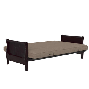 DHP Lexi 6" Quilted Polyester Futon Mattress - Tan - Full