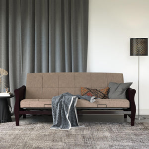 DHP Willow 6" Polyester Futon Mattress - Tan - Full