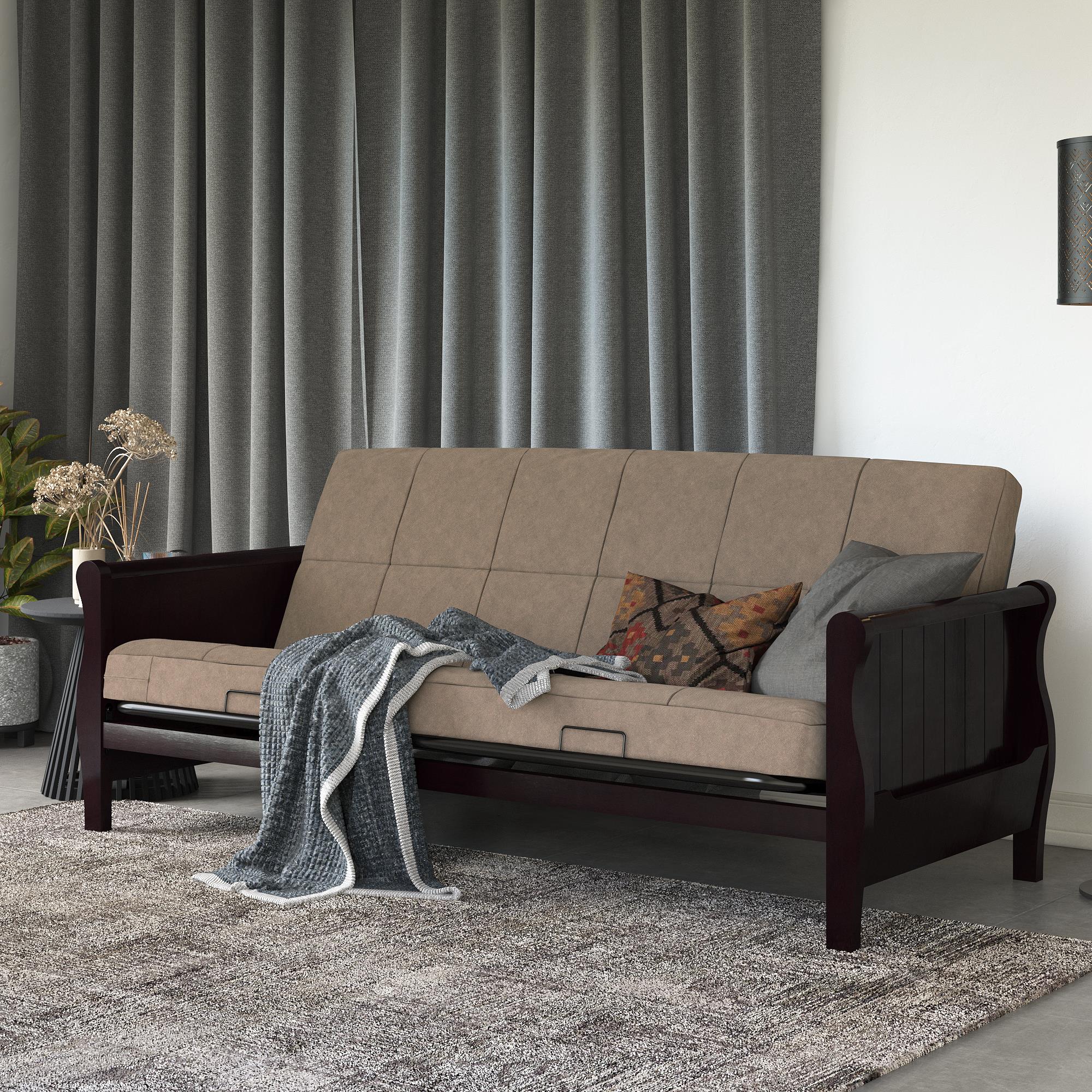 DHP Willow 6" Polyester Futon Mattress - Tan - Full