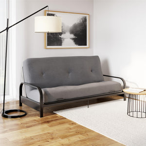 DHP Carson 8" Polyester Futon Mattress - Gray - Full