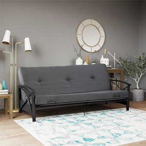 DHP Caden 6" Futon Mattress - Gray - Full