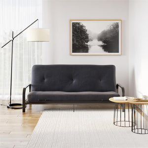 DHP Carson 6" Polyester Futon Mattress - Black - Full
