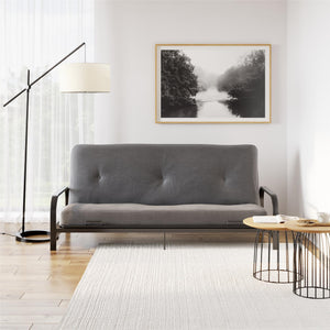 DHP Carson 6" Polyester Futon Mattress - Gray - Full