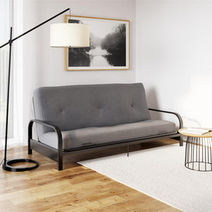 DHP Carson 6" Polyester Futon Mattress - Gray - Full