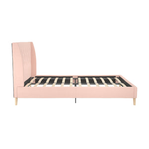 Novogratz Her Majesty Upholstered Bed - Pink - Queen