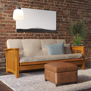 DHP Kali 6" Polyester Futon Mattress - Tan - Full