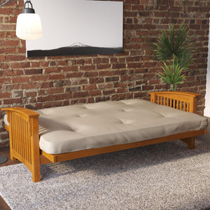 DHP Kali 6" Polyester Futon Mattress - Tan - Full