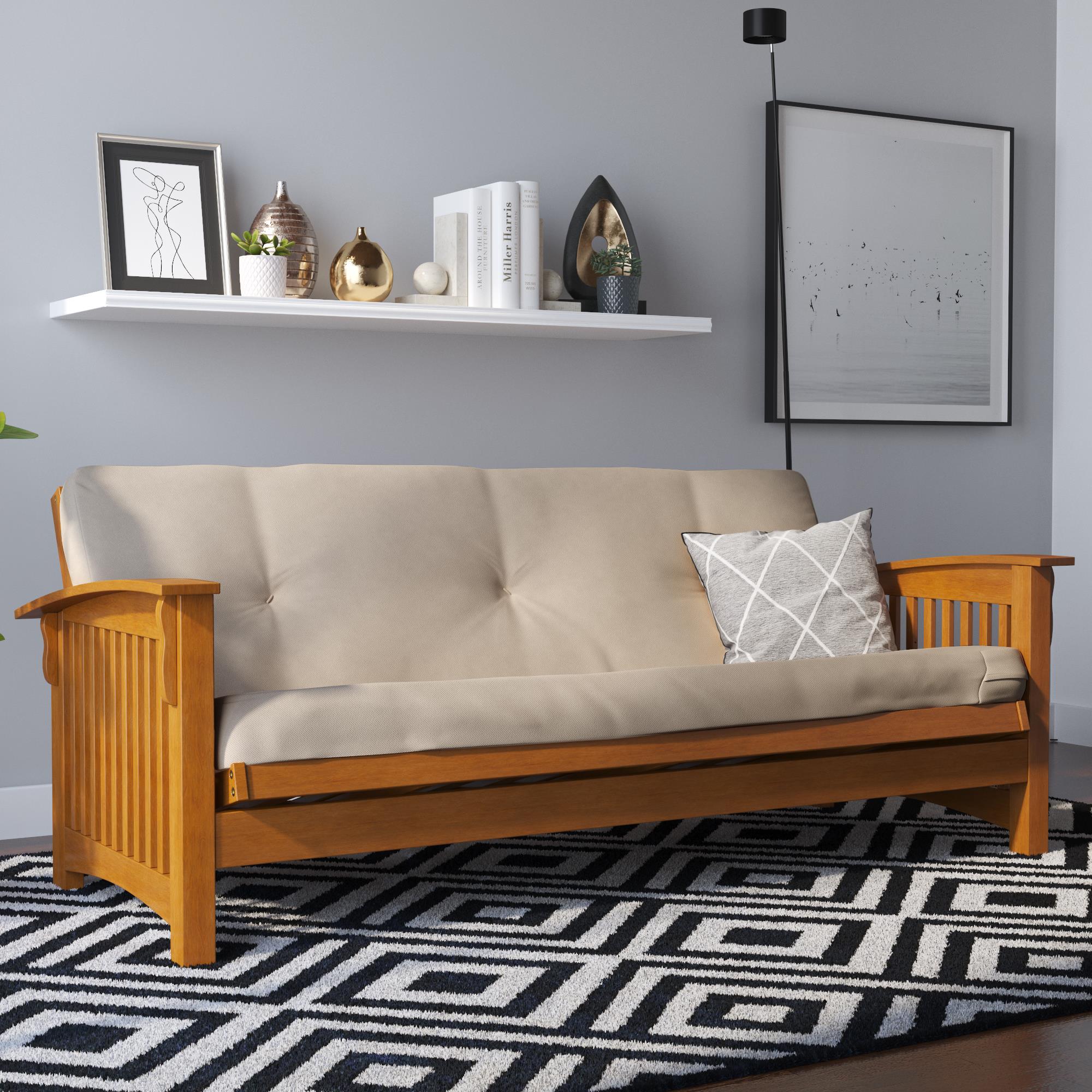 DHP Eve 6"  Polyester Futon Mattress - Tan - Full