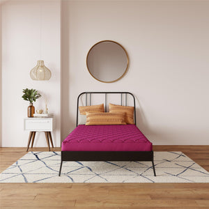 DHP Dana 6" Quilted Mattress - Pink - Twin