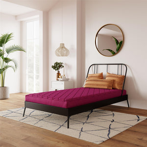 DHP Dana 6" Quilted Mattress - Pink - Twin