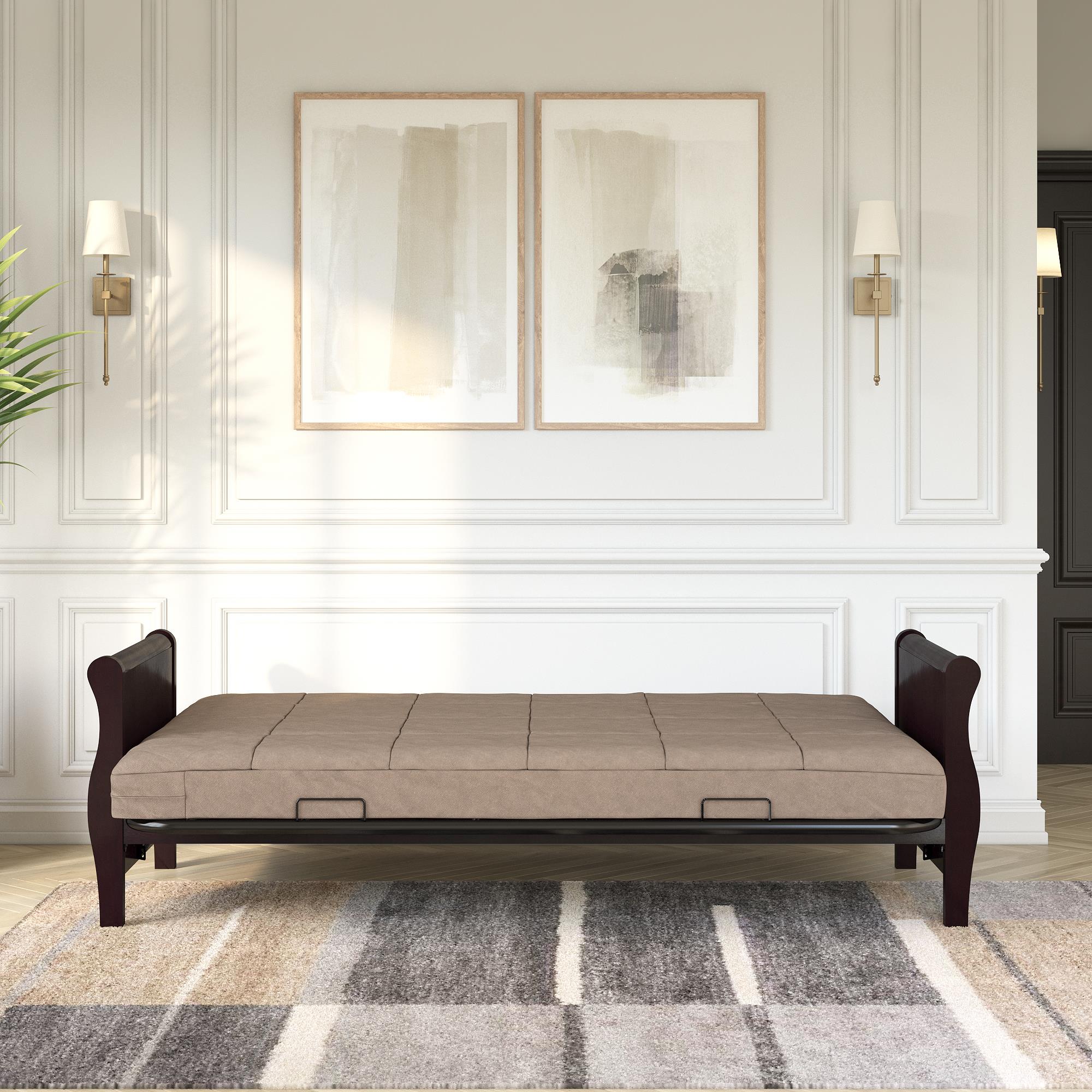DHP Lexi 6" Quilted Polyester Futon Mattress - Tan - Full