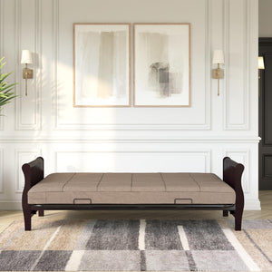 DHP Lexi 6" Quilted Polyester Futon Mattress - Tan - Full