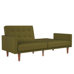 DHP Wimberly Upholstered Futon Sofa Bed - Olive Green