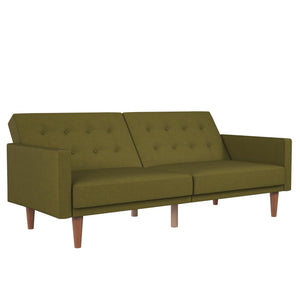 DHP Wimberly Upholstered Futon Sofa Bed - Olive Green