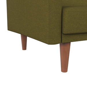 DHP Wimberly Upholstered Futon Sofa Bed - Olive Green