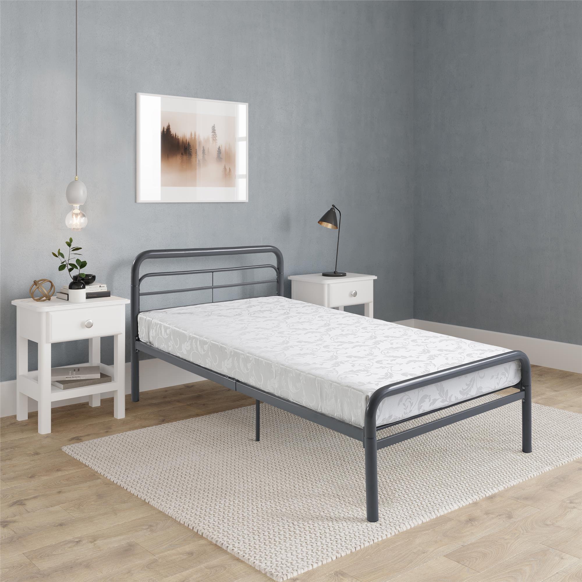 DHP Carter 6" Twin Mattress - White - Twin