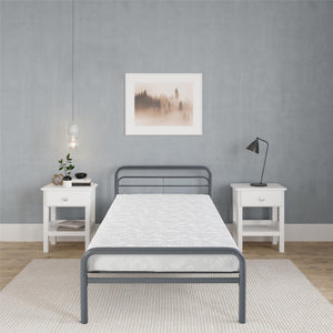 DHP Carter 6" Twin Mattress - White - Twin