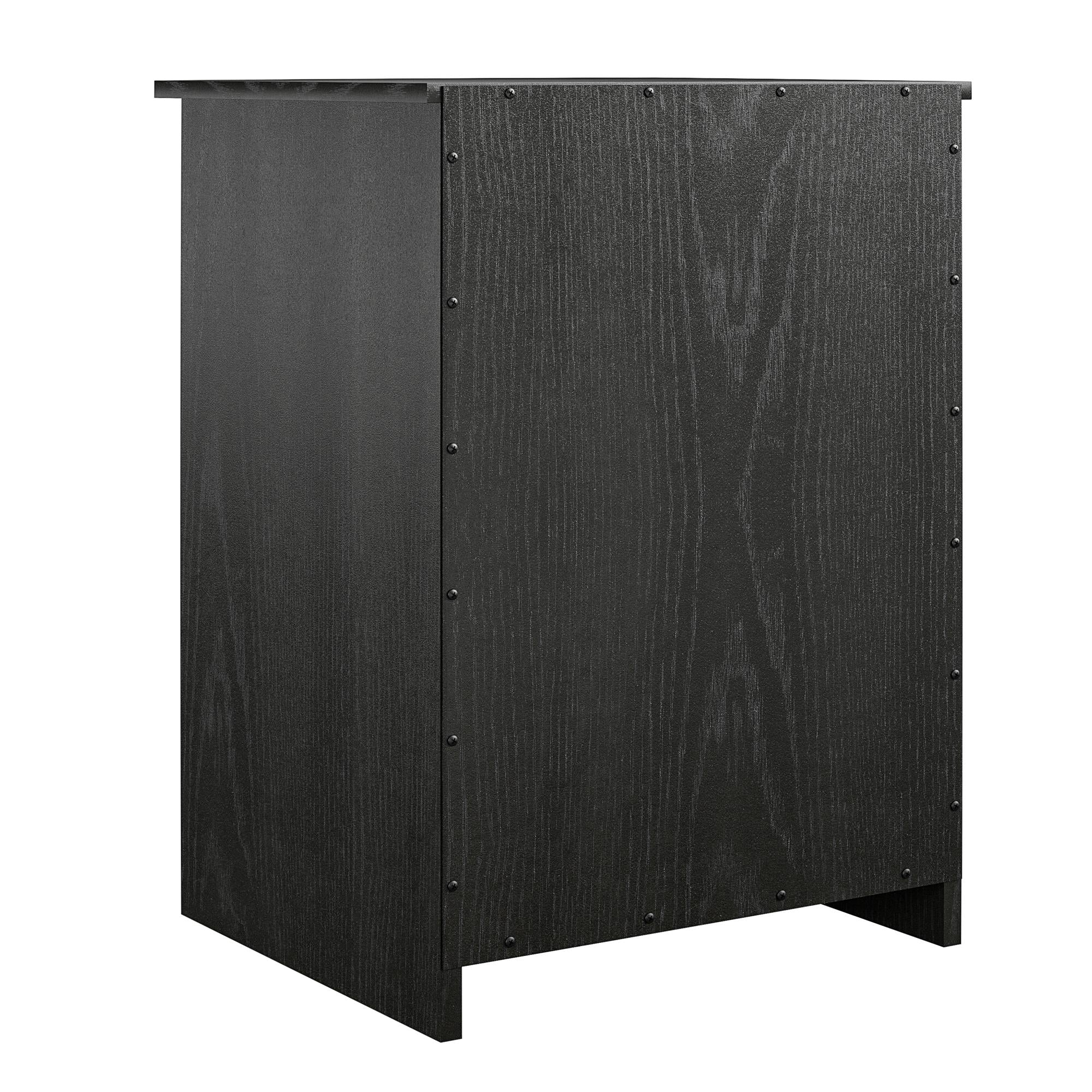 Ameriwood Home Classic Nightstand with Drawer - Black Oak