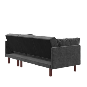 DHP Clair Sectional Sofa with Reversible Chaise - Dark Gray