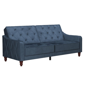 Novogratz Vintage Futon Sofa Bed - Blue